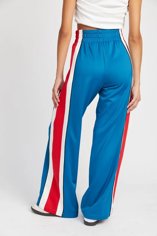 Colorblock track pants