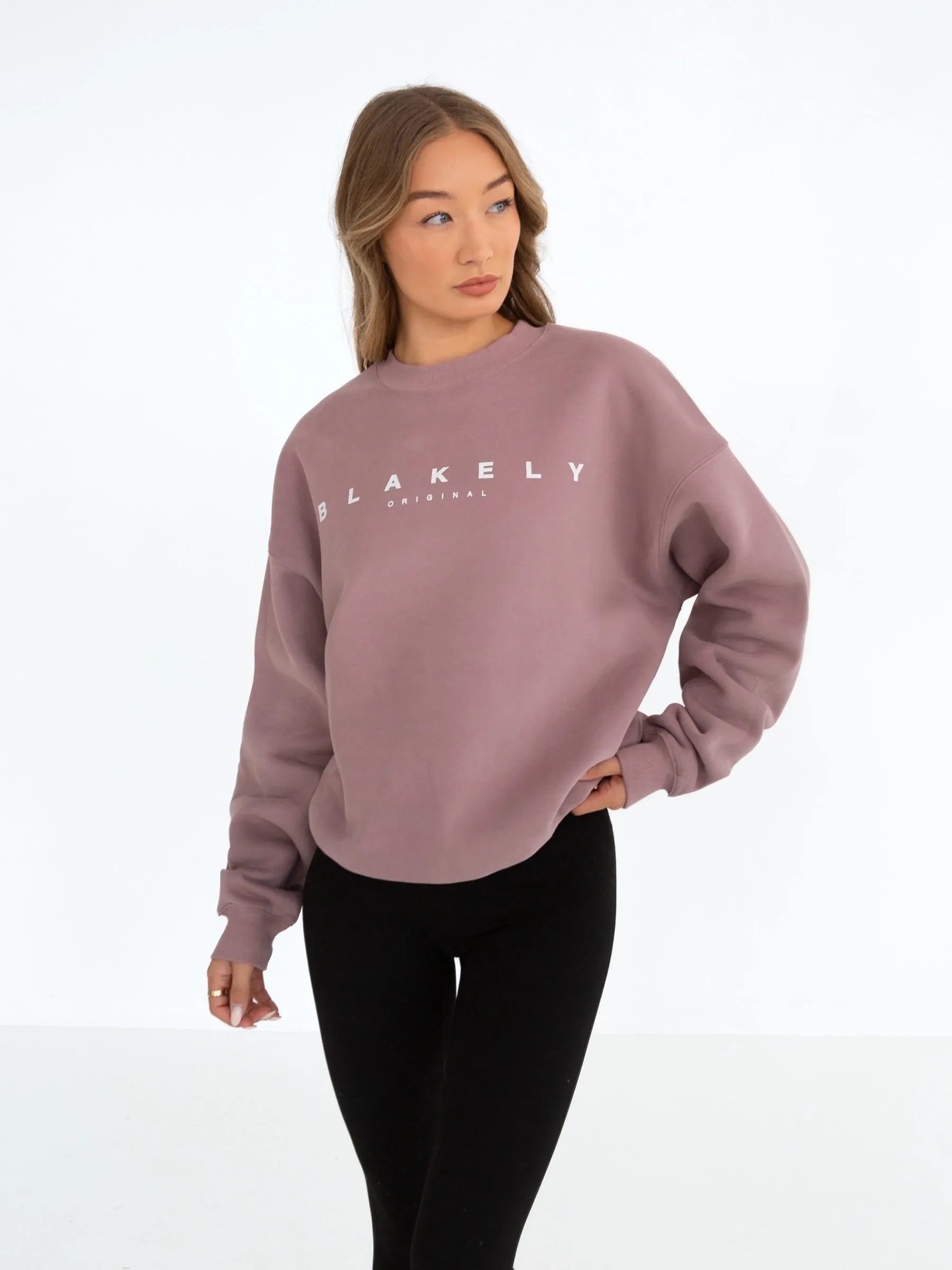 Composure Oversized Jumper - Dusty Pink