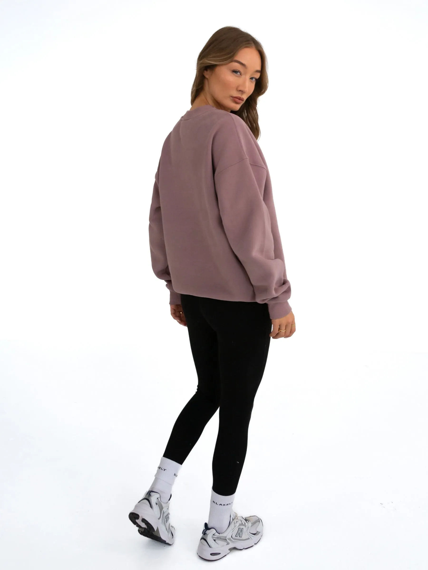 Composure Oversized Jumper - Dusty Pink