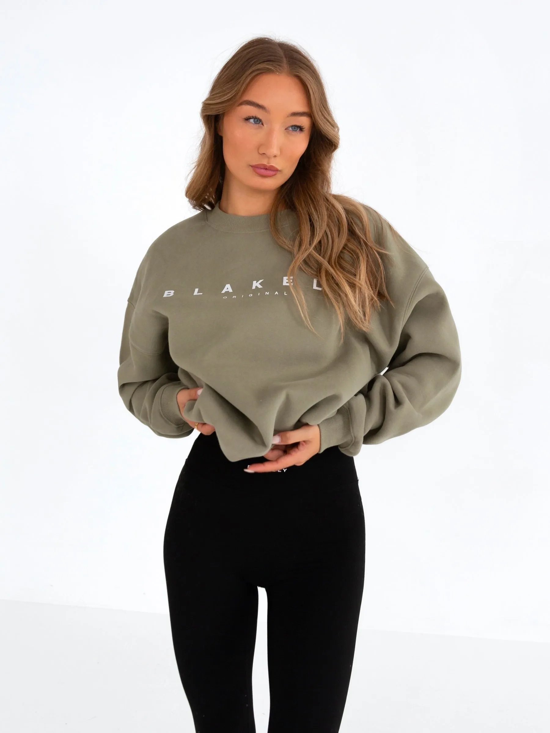 Composure Oversized Jumper - Olive