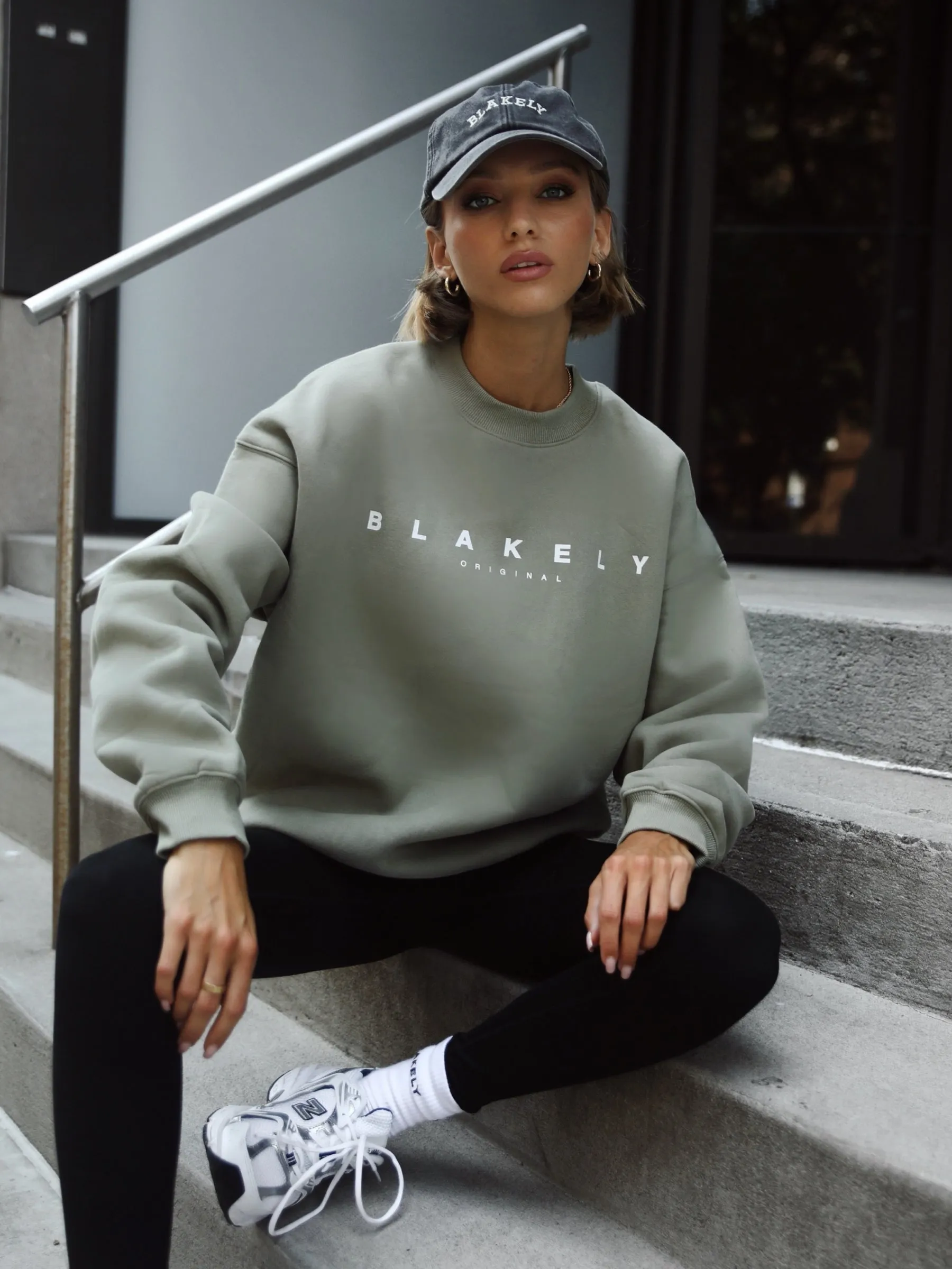 Composure Oversized Jumper - Olive