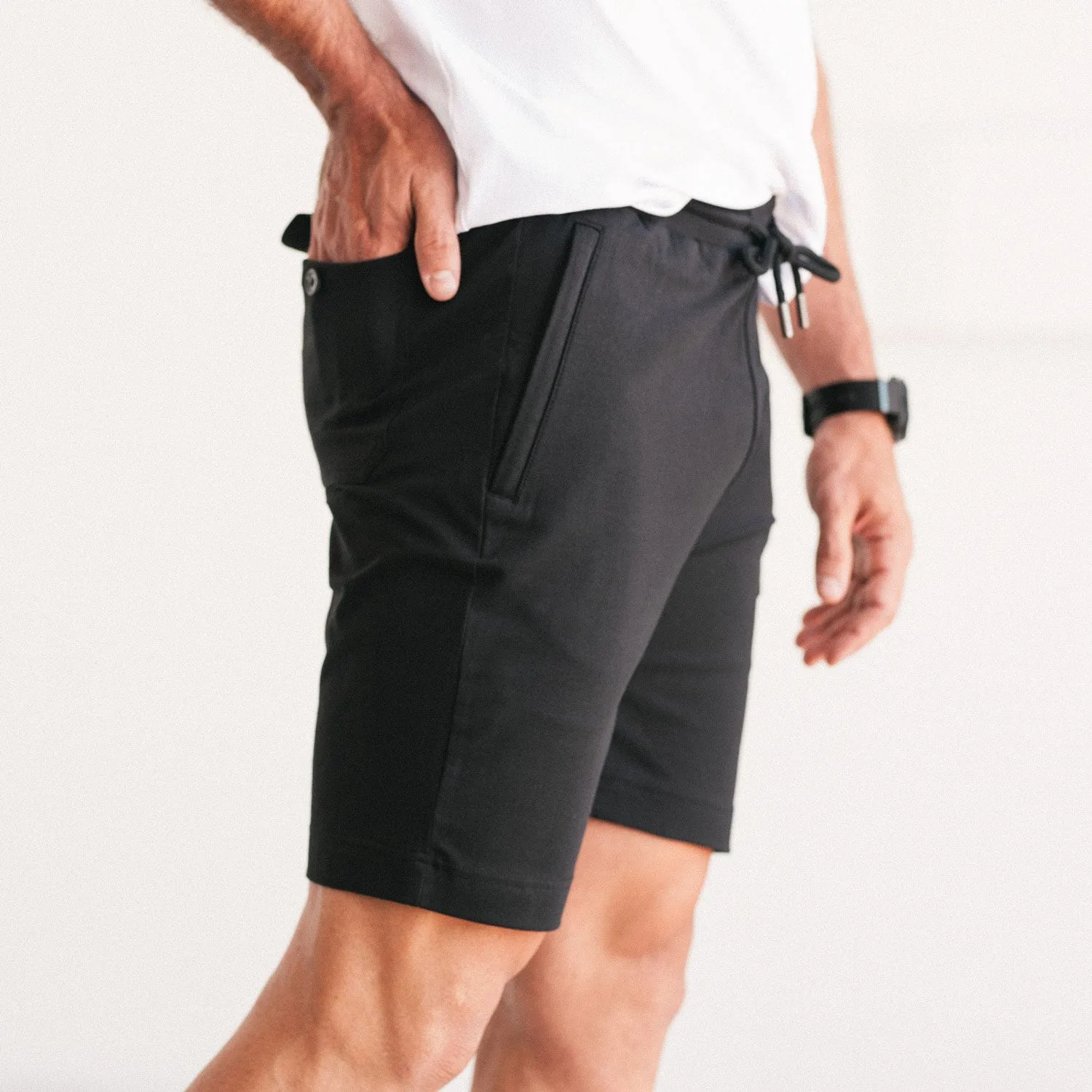 Constructor Short - Black Stretch Jersey