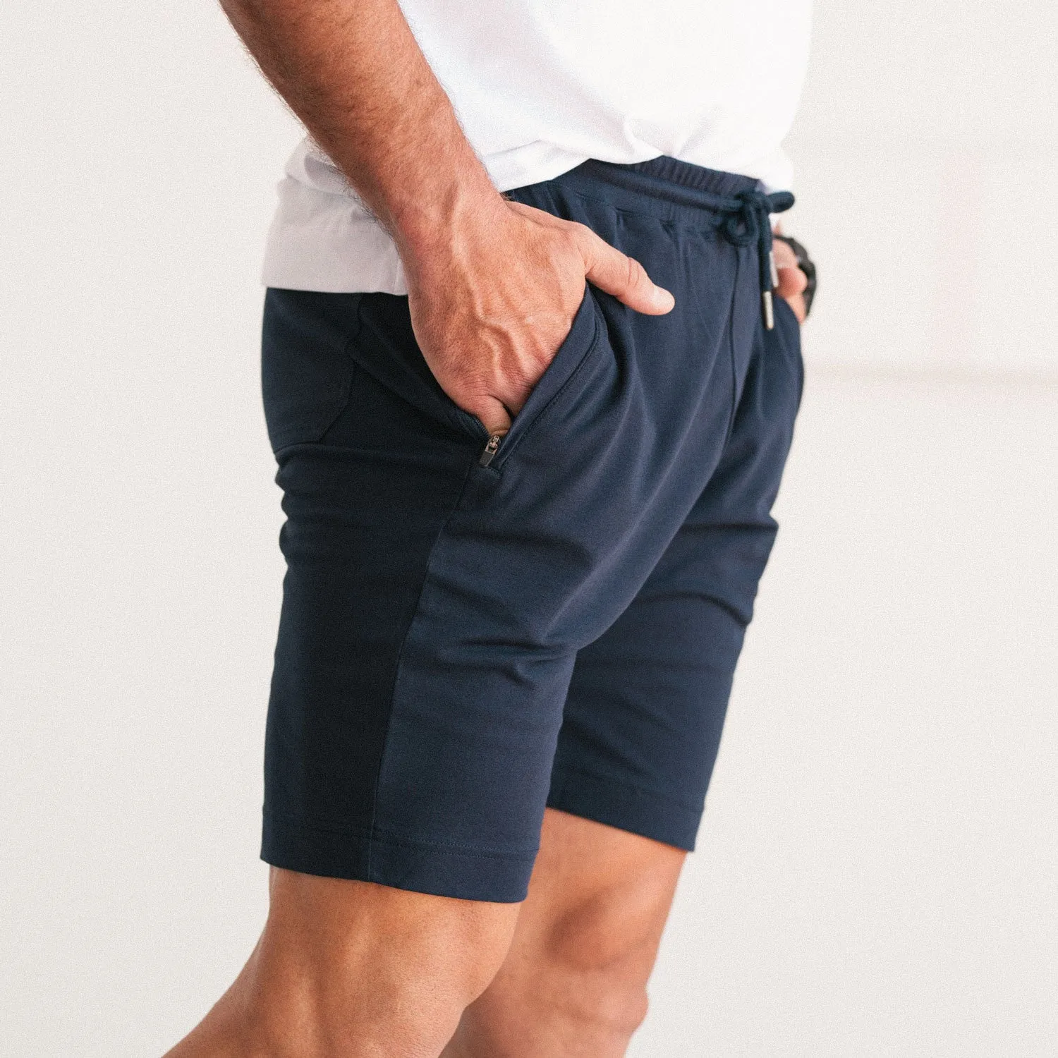 Constructor Short - Navy Stretch Jersey