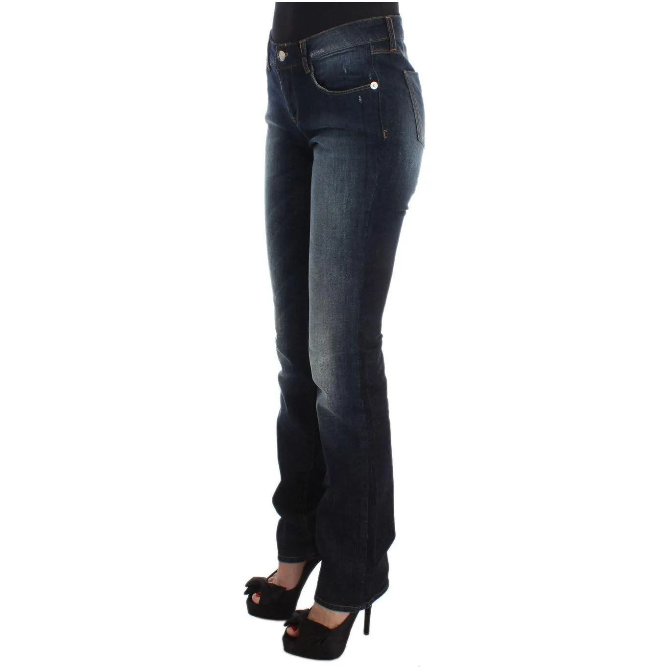 Costume National Sleek Slim Fit Blue Designer Jeans