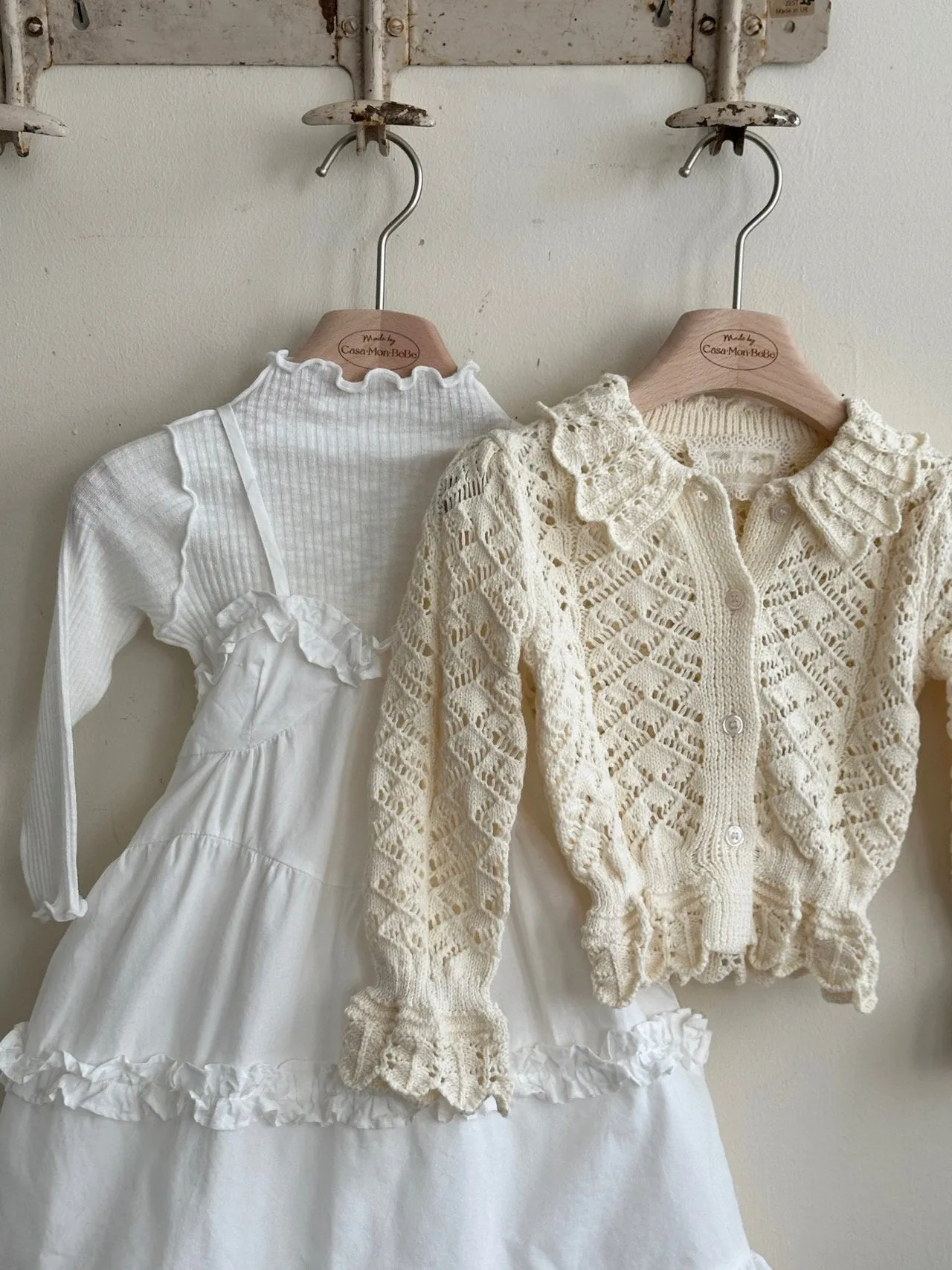 Crochet Knit Cardigan_2 Colours