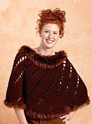 Crochet Swirl Poncho