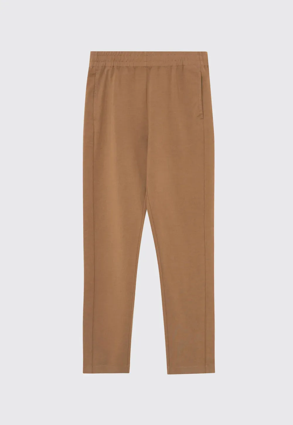 Cub Cotton Ponte Pant in Colt Brown