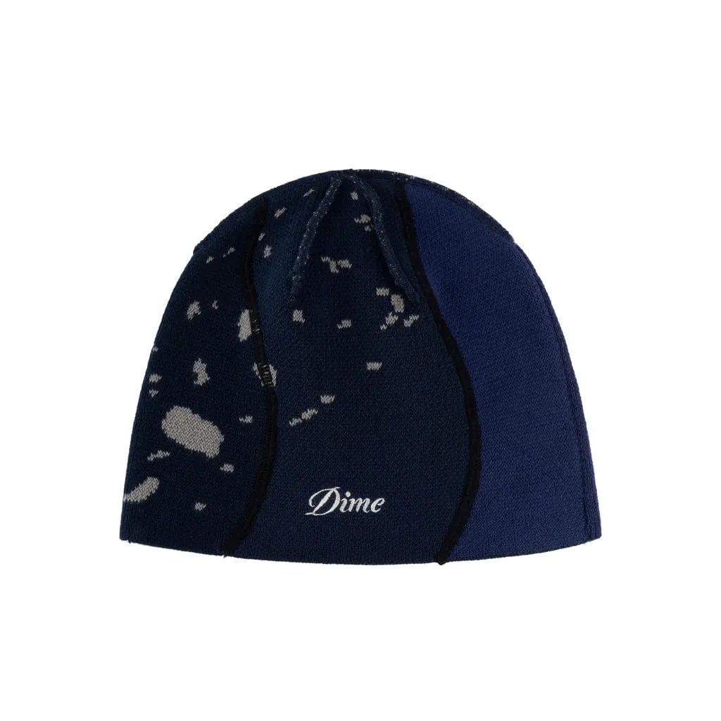 Dime MTL Reverse Stitch Skully Beanie Navy