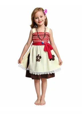 Disney Moana Girl's Character Dress