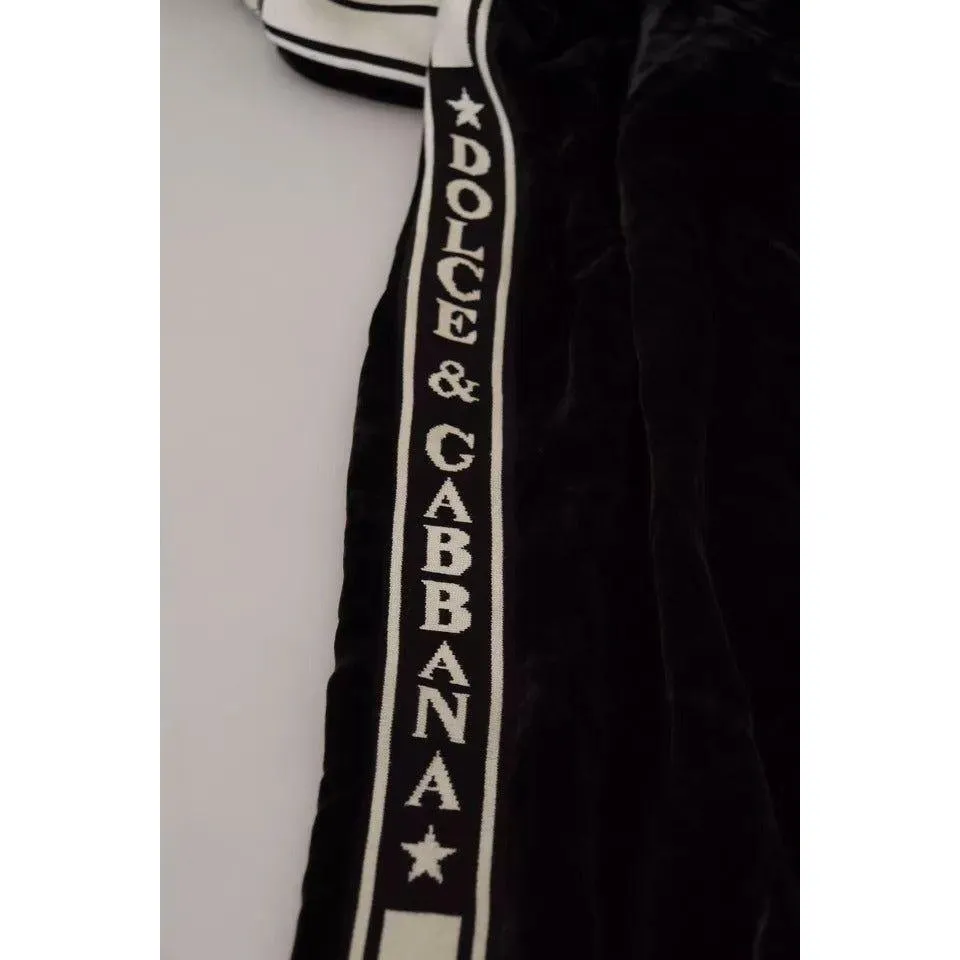 Dolce & Gabbana Black Jogger Jogging Trouser Cotton Pants