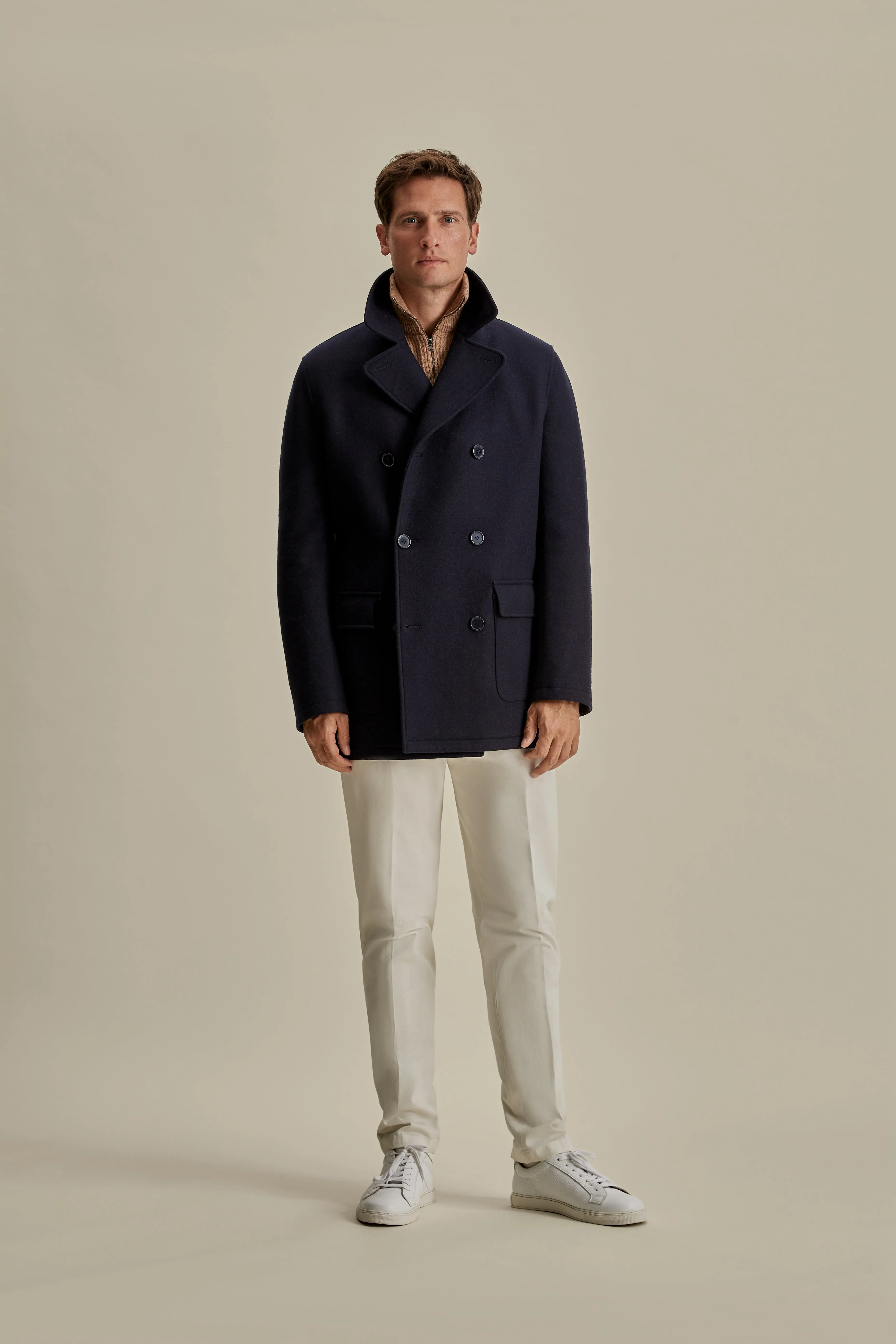 Double Wool Pea Coat