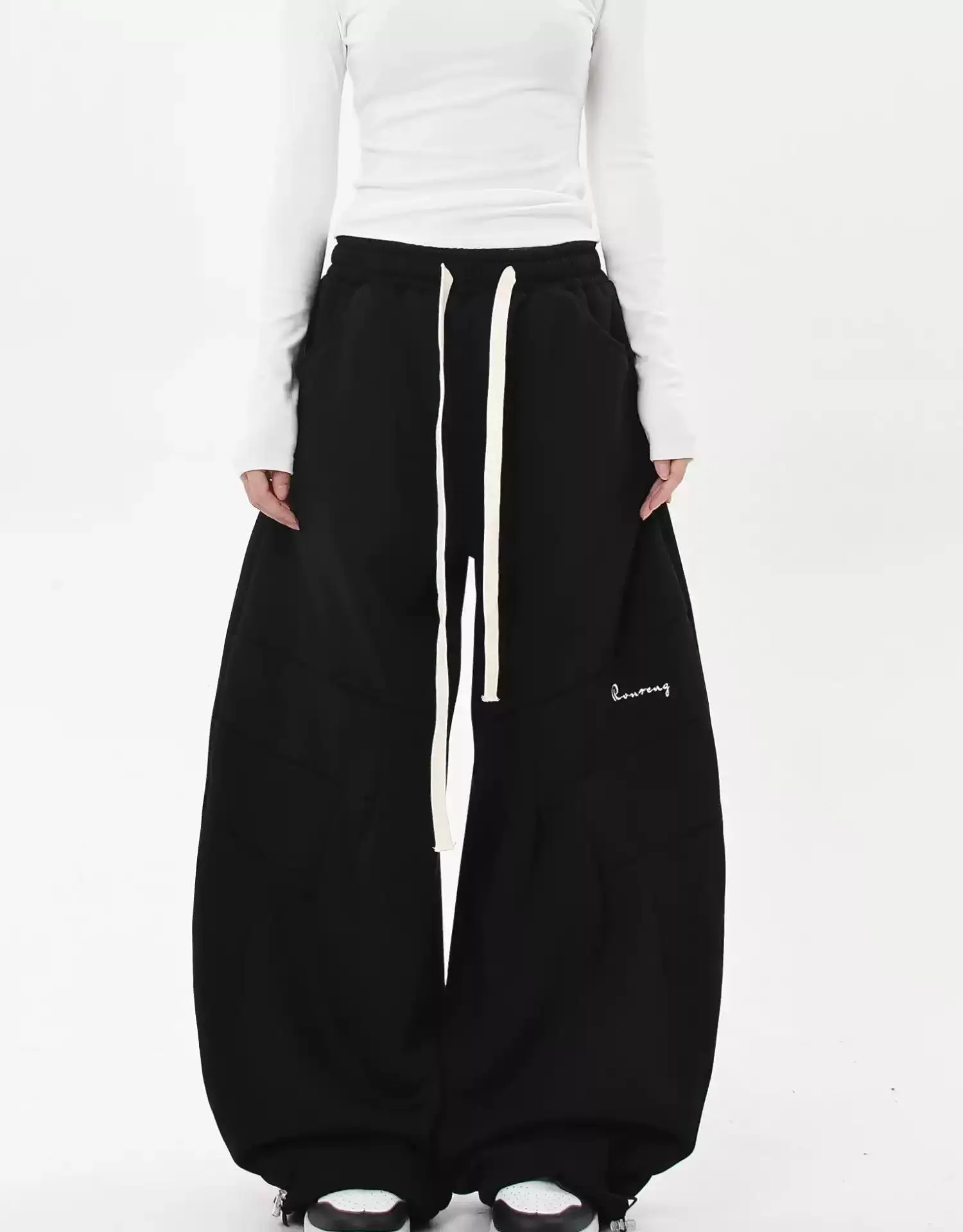 Drawstring Gartered Sweatpants