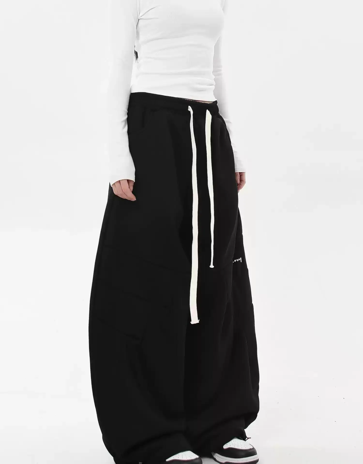 Drawstring Gartered Sweatpants