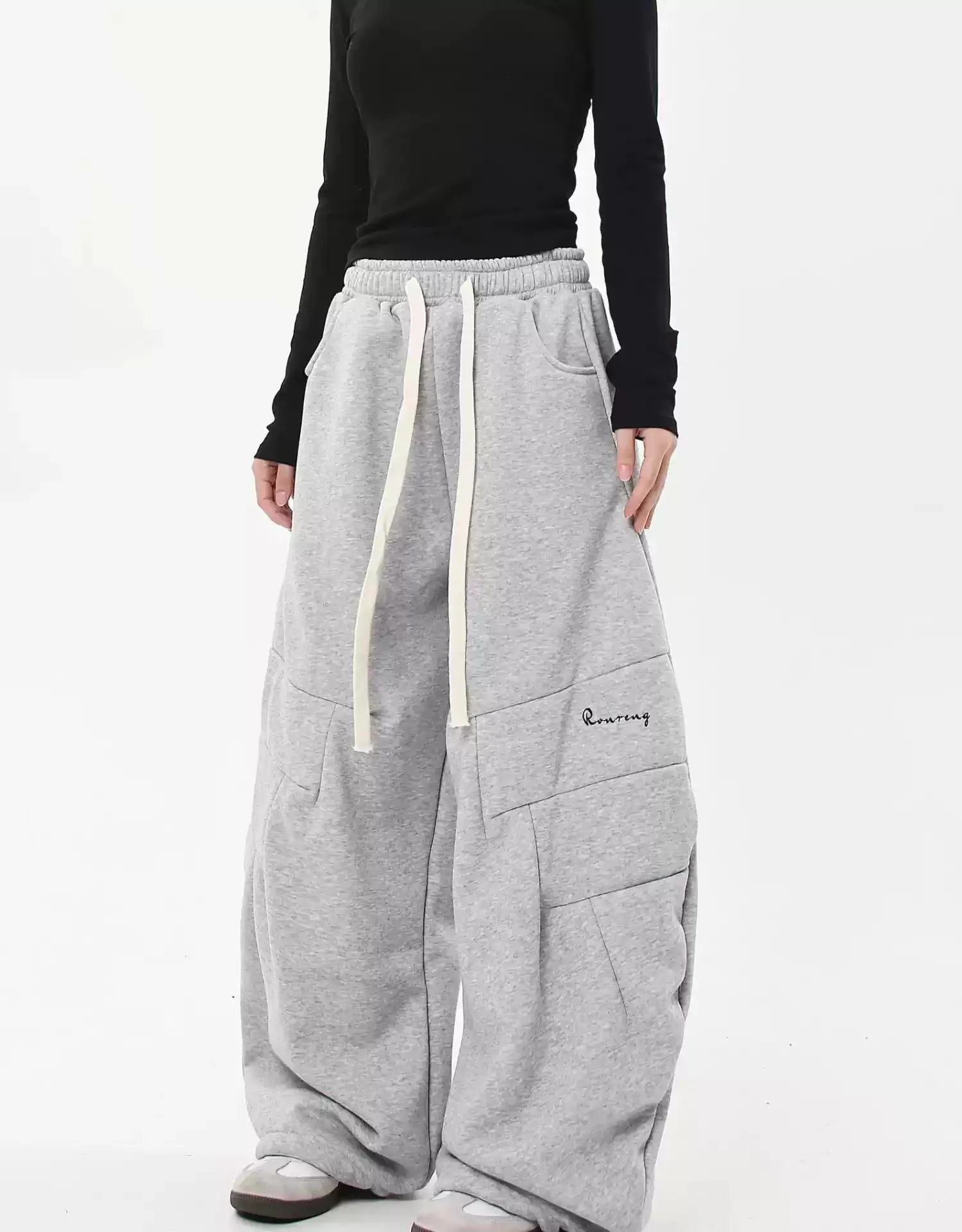 Drawstring Gartered Sweatpants