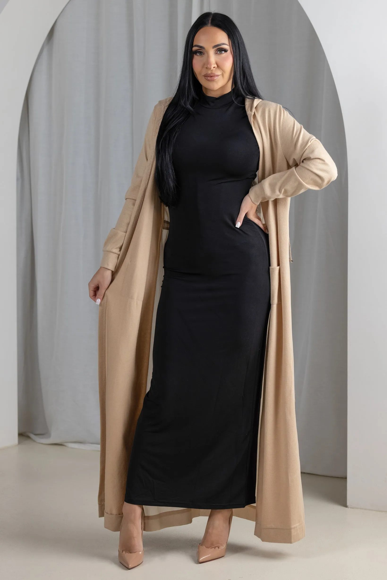 Eminent Chiffon Back Cardigan