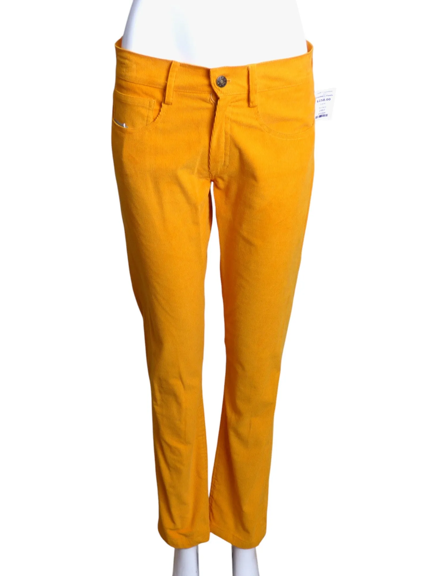 FAITH CONNEXION X ANNABELLE- NWT 2012 Mustard Corduroy Pants, Size 6