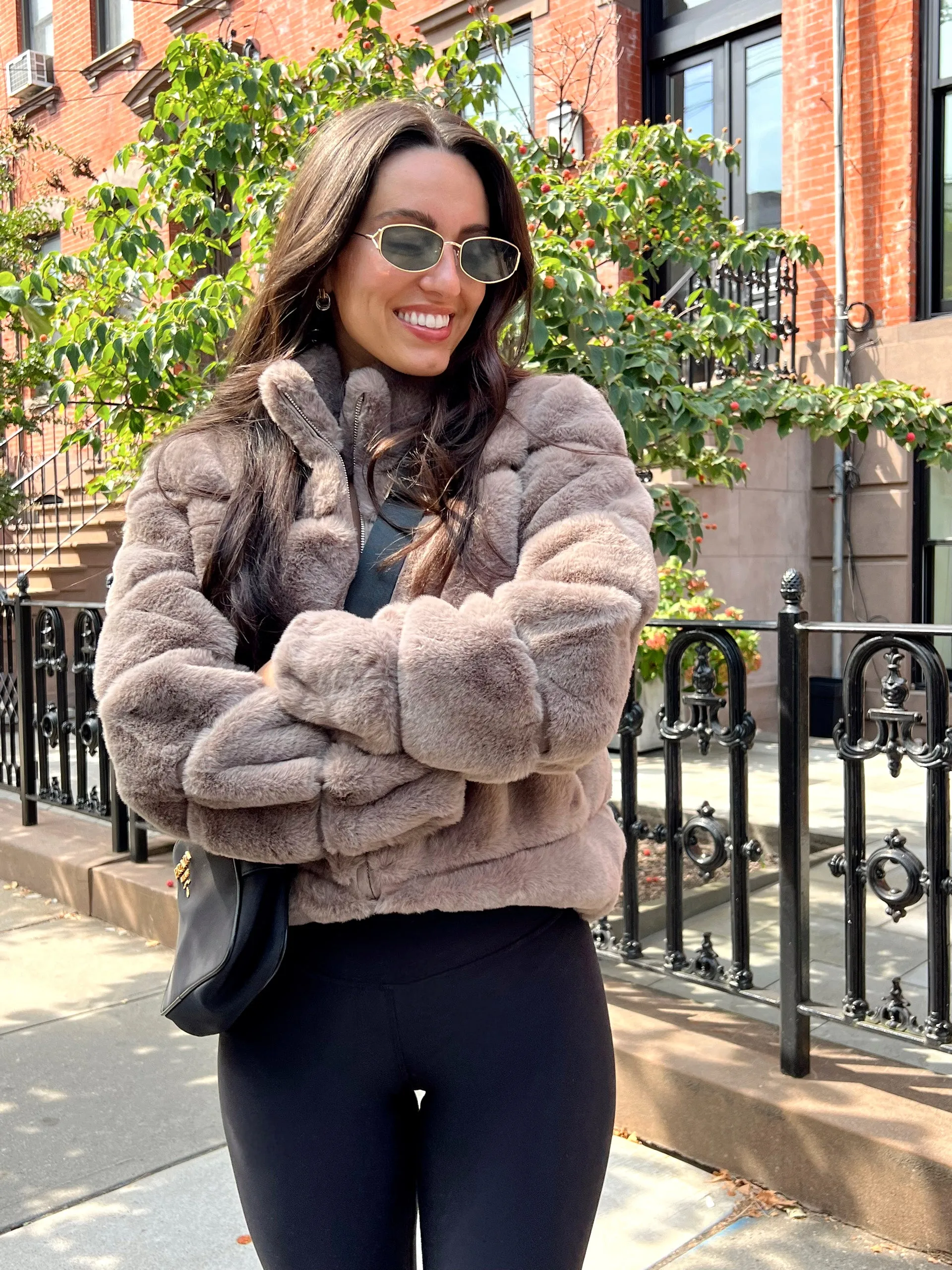 faux fur jacket