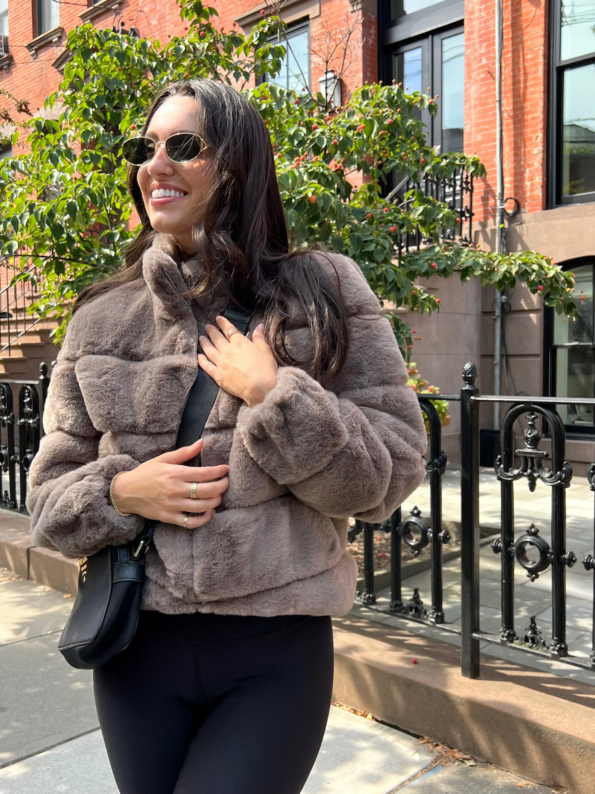 faux fur jacket