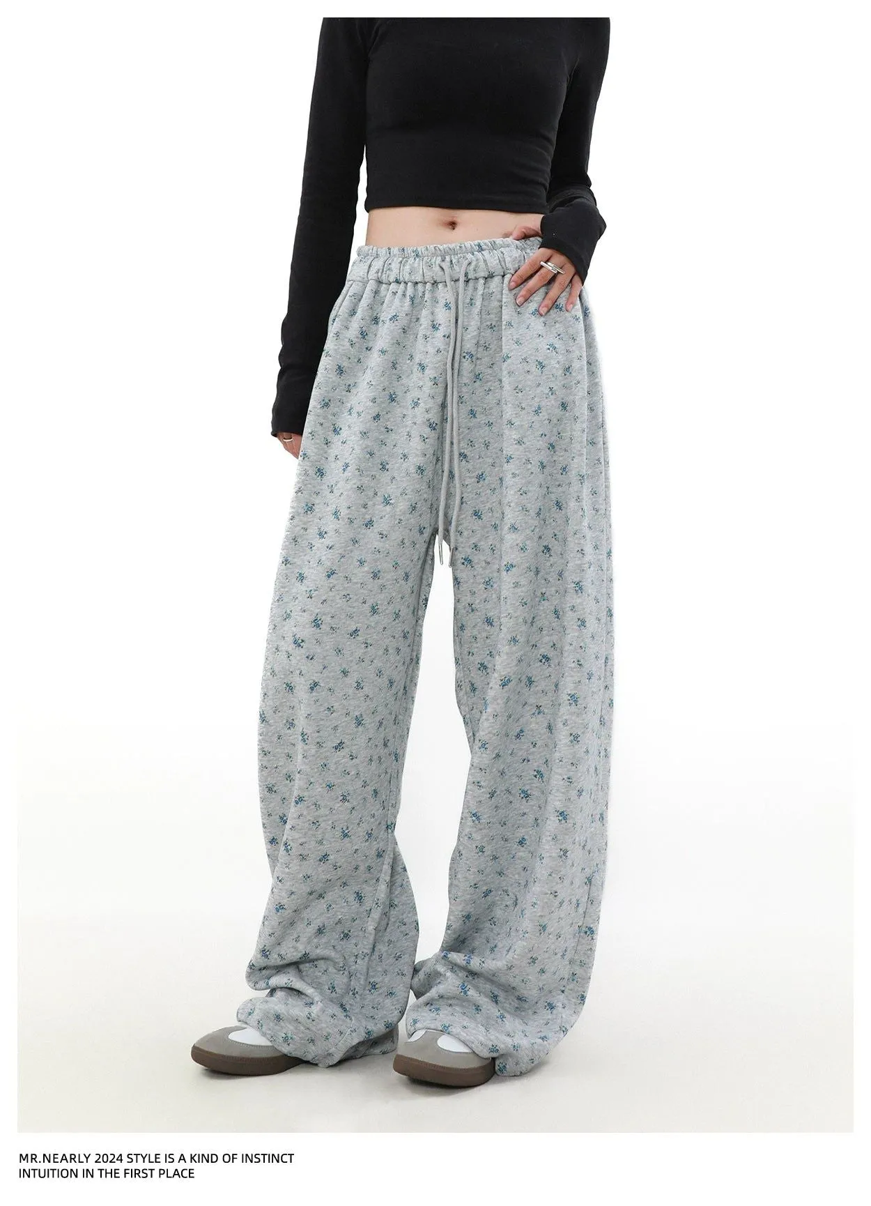 Floral & Polka Dots Sweatpants