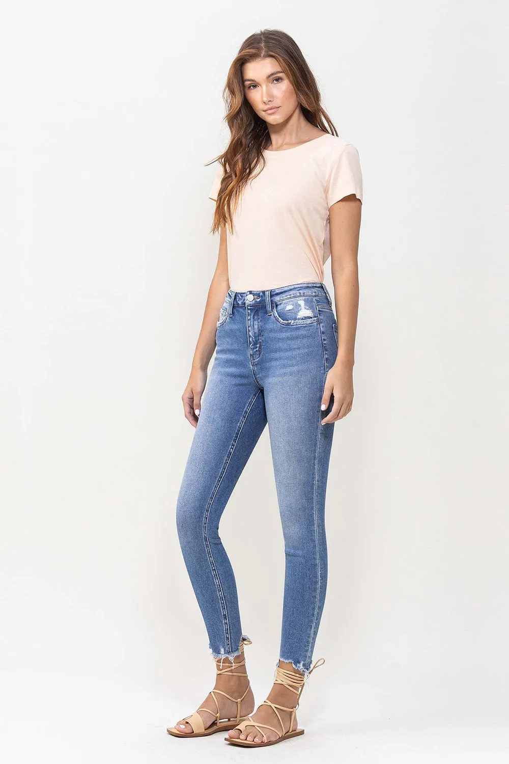 Flying Monkey My Only Wish High Rise Crop Skinny Jeans