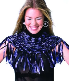 Fringed Ponchette Pattern (Knit)