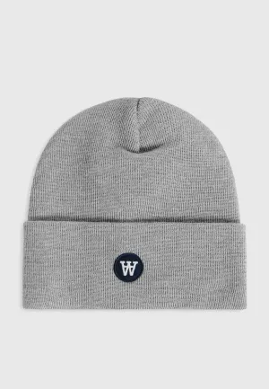 Gerald Tall Beanie - melange grey