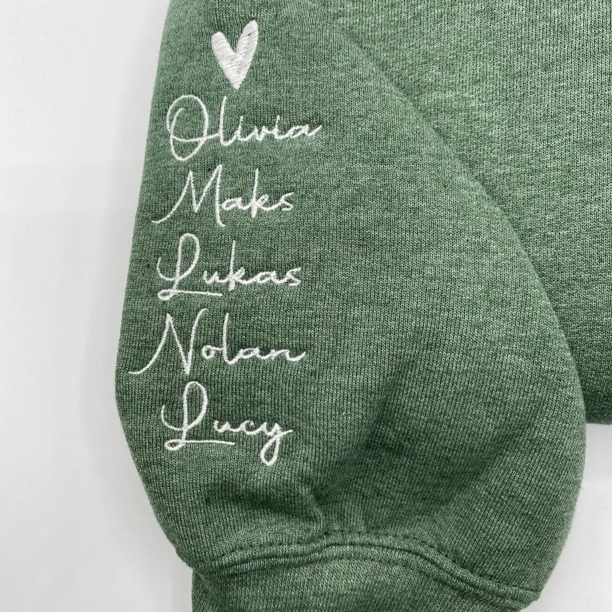 Grandma's Garden Sweatshirt or Hoodie with Embroidered Kids Names