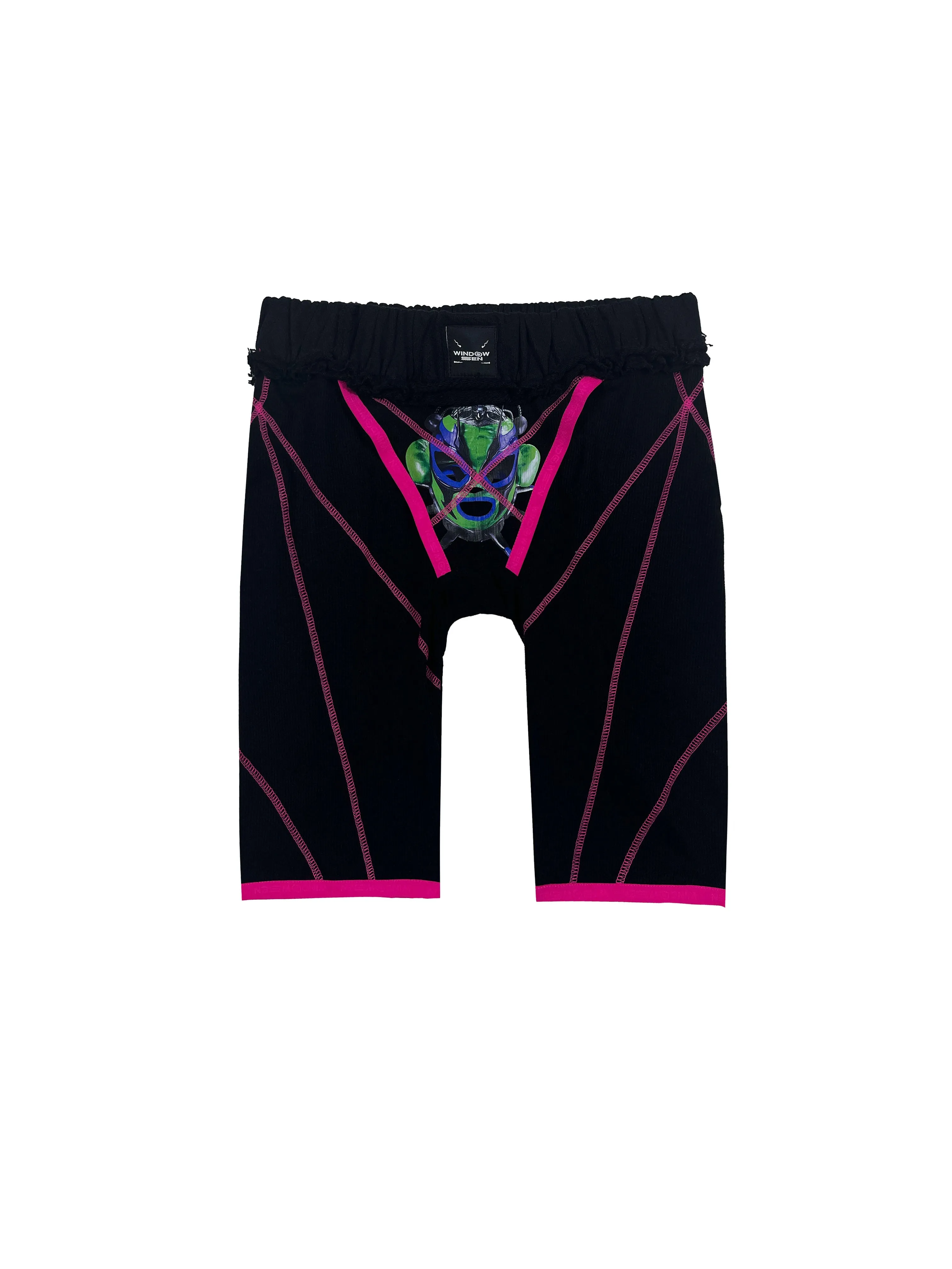 GRAPHIC RIB CYCLING SHORTS