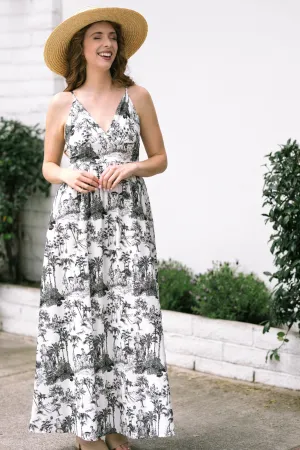 Henrietta V-Neck Maxi Dress