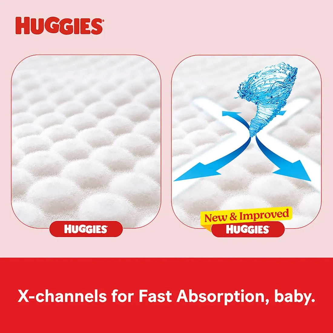 Huggies Complete Comfort Wonder Pants Medium (M) Size (7-12 Kgs) Baby Diaper Pants, 76 count| India's Fastest Absorbing Diaper with upto 4x faster absorption | Unique Dry Xpert Channel