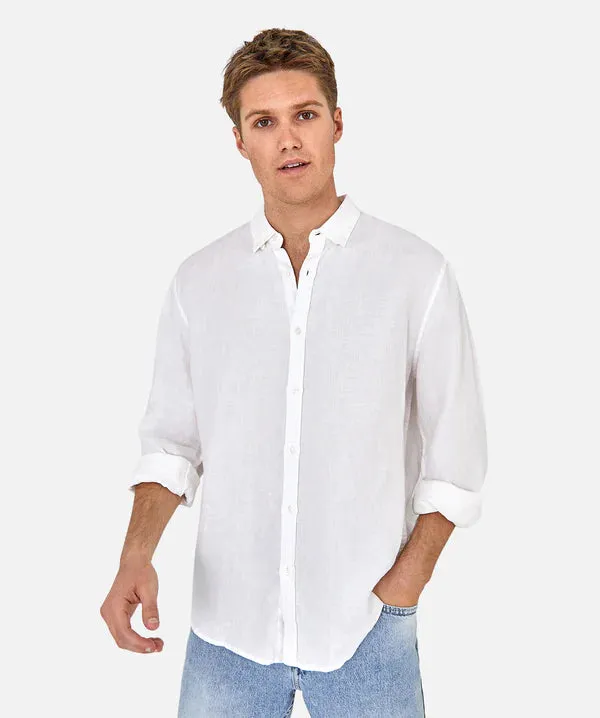 Industrie - The Trinidad Linen Shirt - White