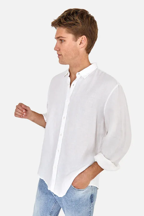 Industrie - The Trinidad Linen Shirt - White