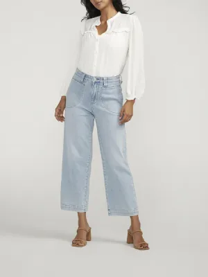 Jag Sophia Wide Leg Crop Jean