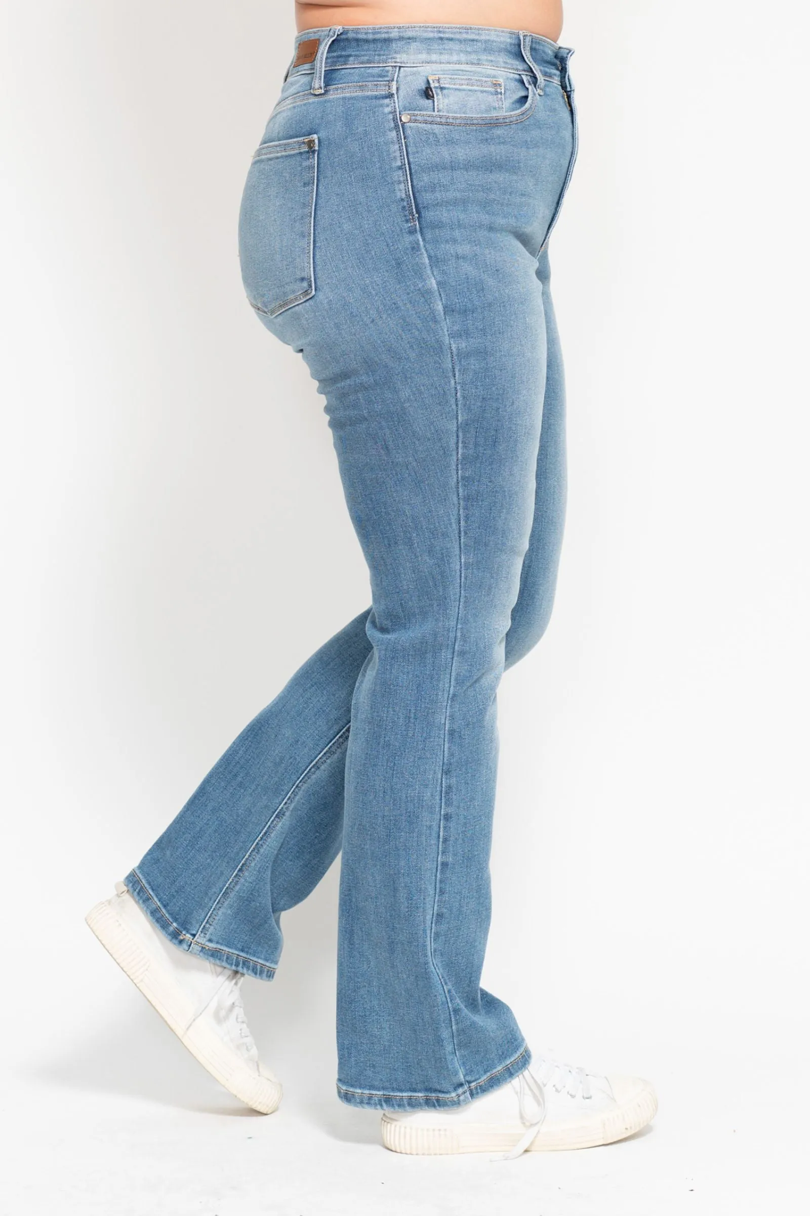 Judy Blue High Waist Classic Contrast Wash Bootcut Denim 82515