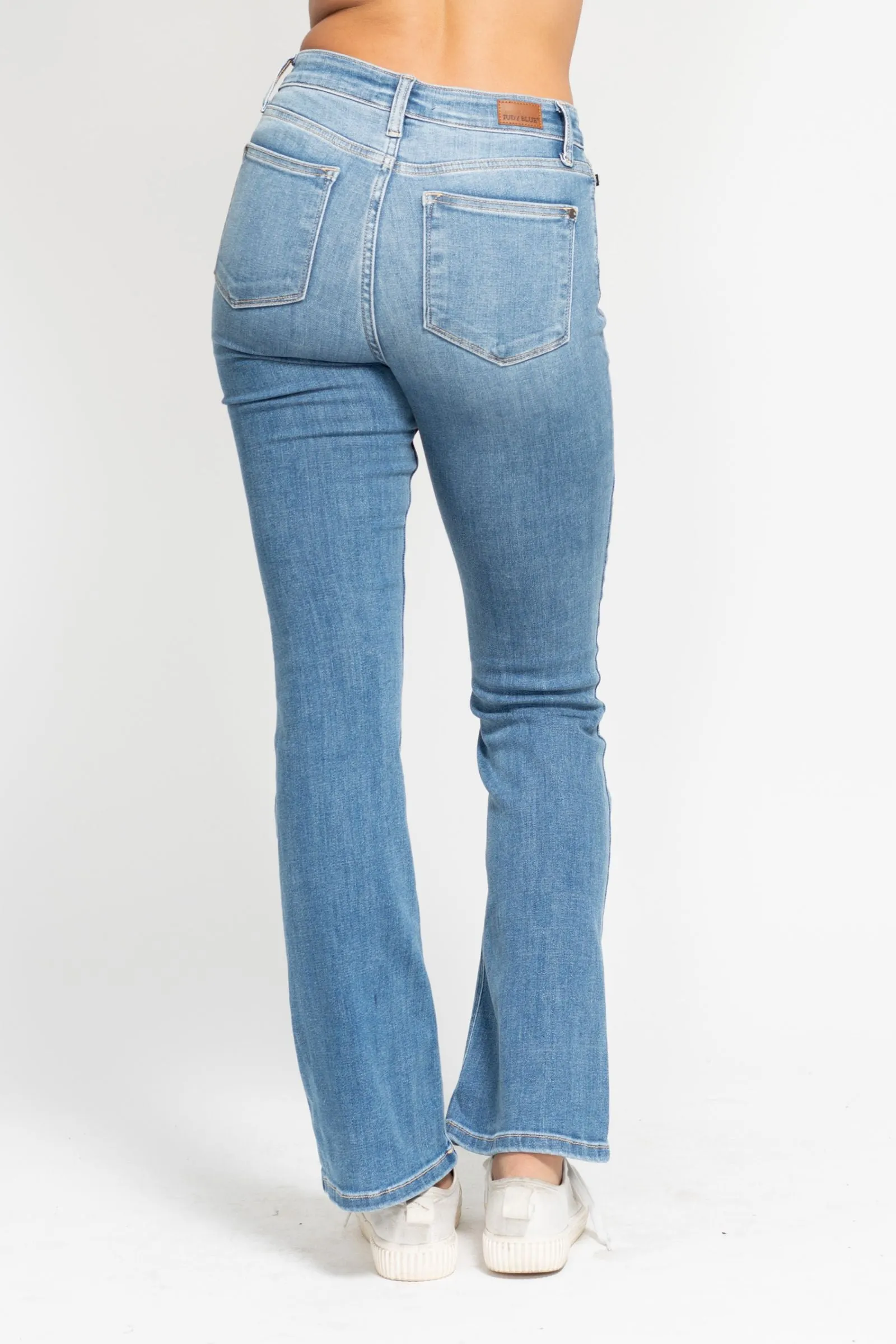 Judy Blue High Waist Classic Contrast Wash Bootcut Denim 82515