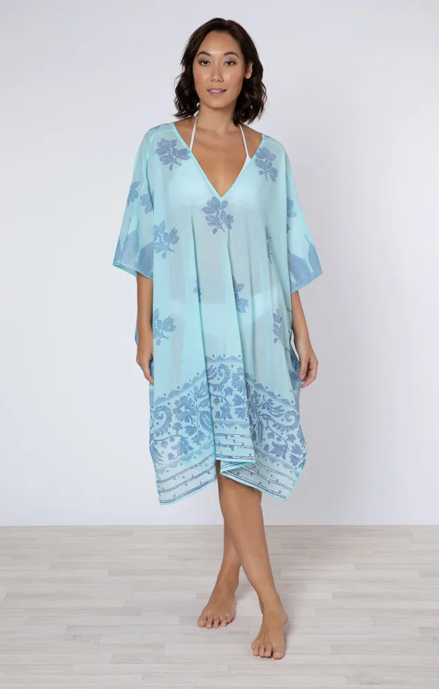 JULIET DUNN DHAKA PRINT PONCHO