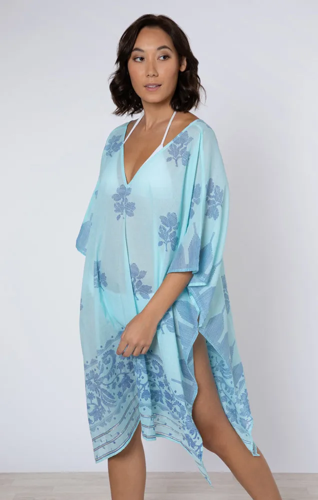 JULIET DUNN DHAKA PRINT PONCHO