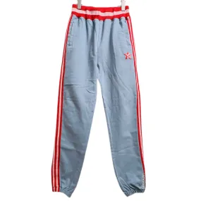 Just Don Sporty Pants blue star with red side straps baseball Size Medium