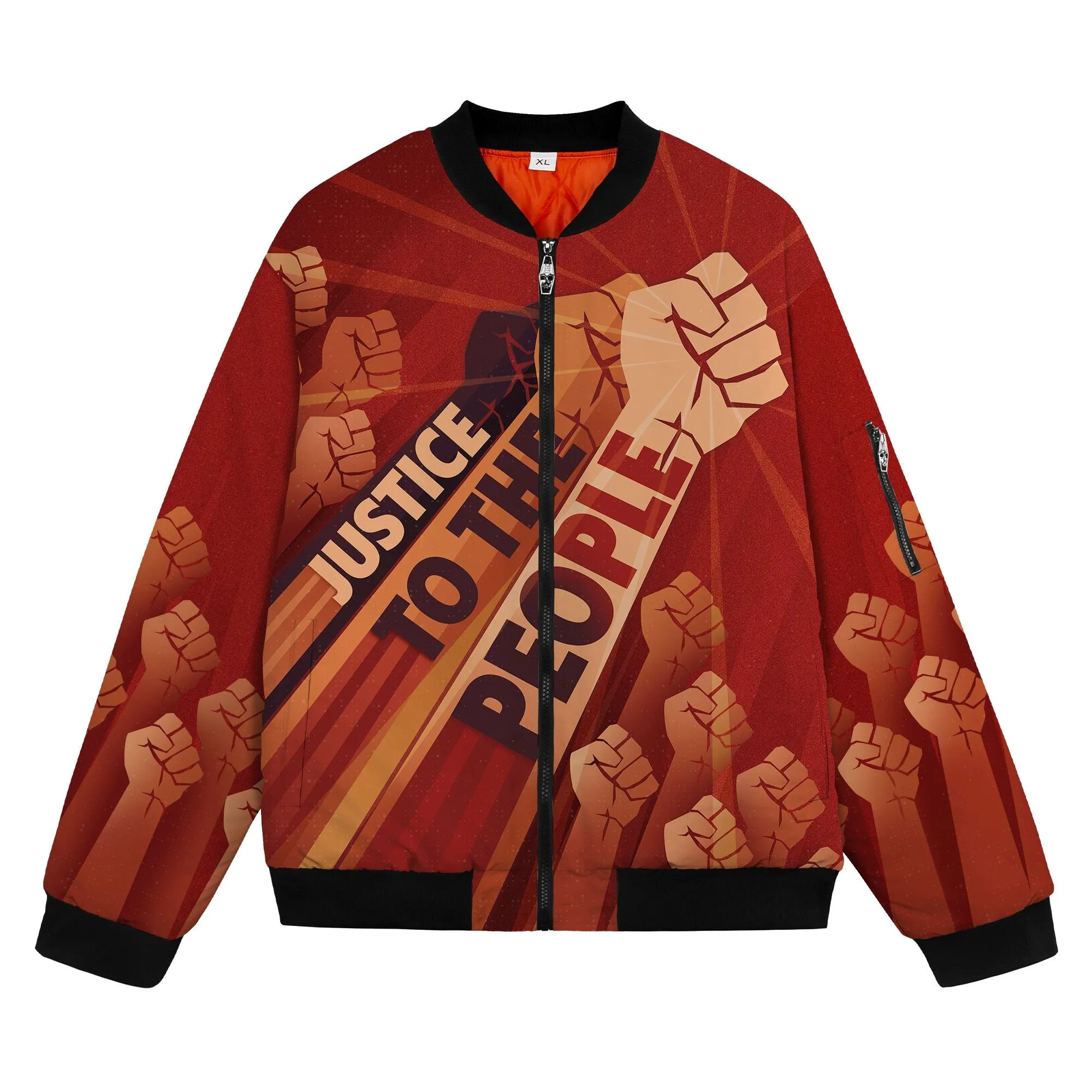 Justice To The People Bomber Jacket