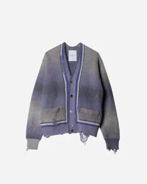 KASURI JACQUARD COMPACT CARDIGAN .10【LAVENDER】