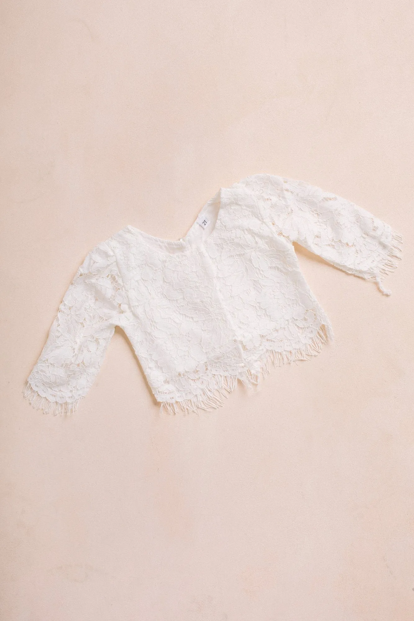 Kids Crop Lace Top