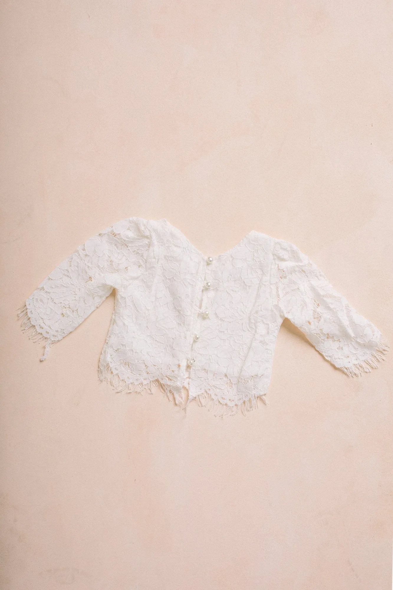 Kids Crop Lace Top