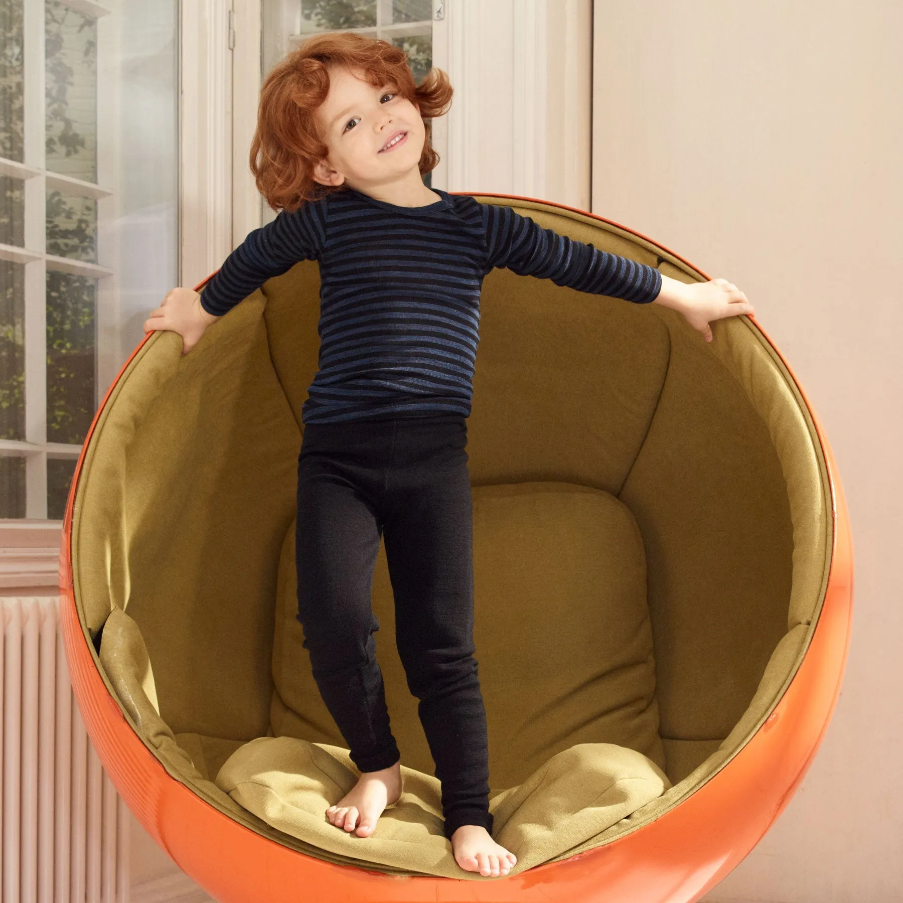 Kids' Merino Silk Long Johns