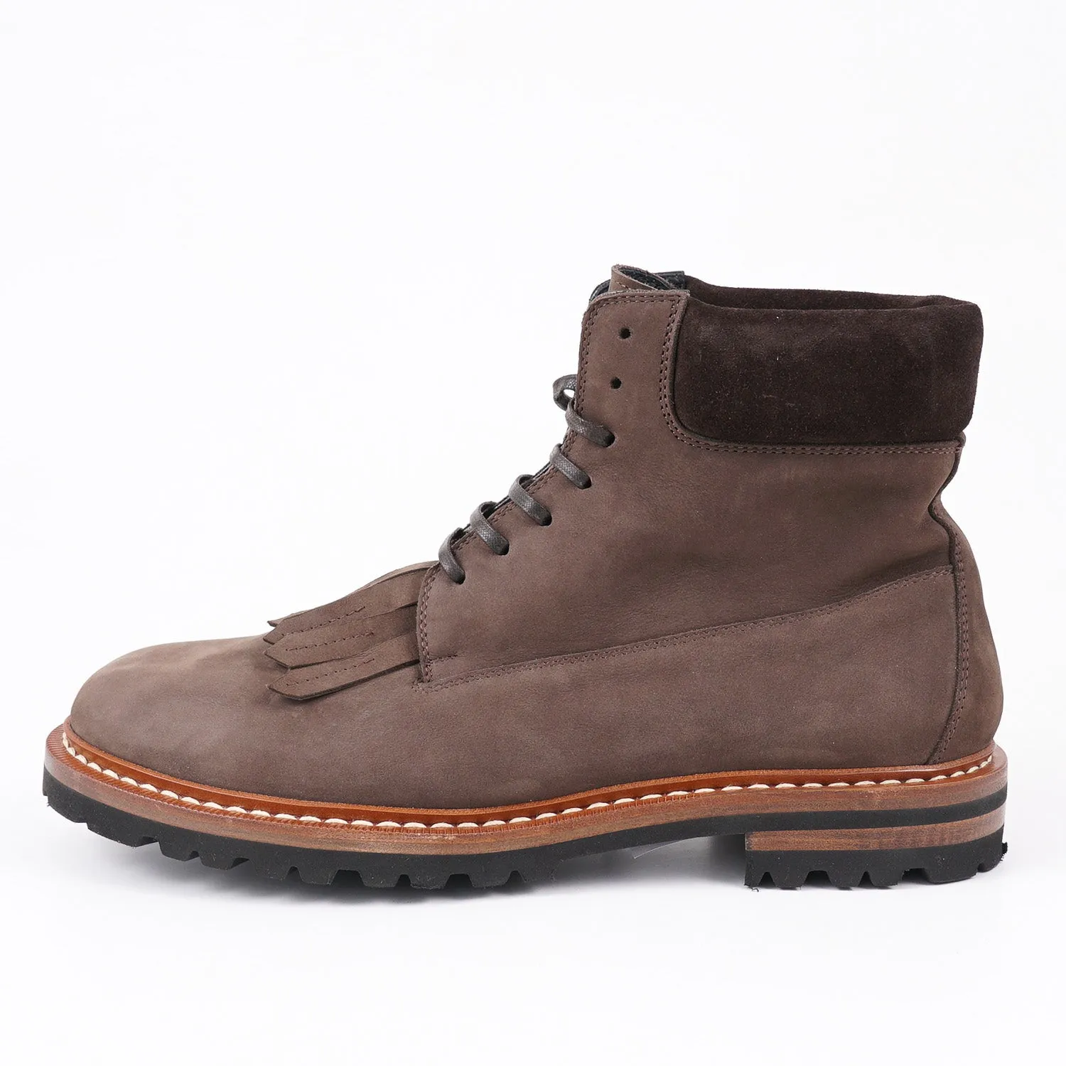 Kiton Soft Matte Calf Leather Boots