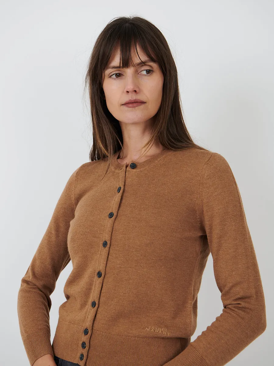 Kleo Cardigan in Camel