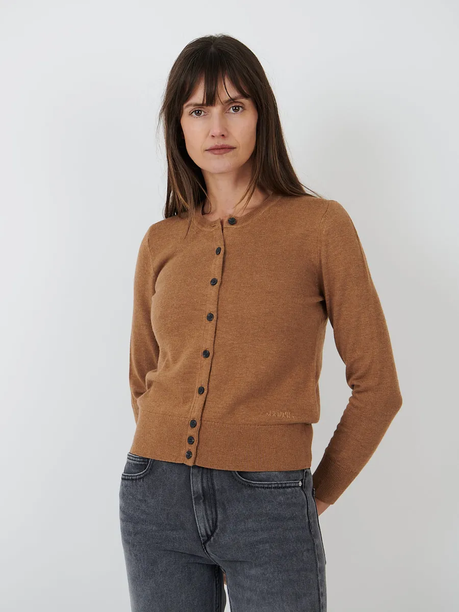 Kleo Cardigan in Camel