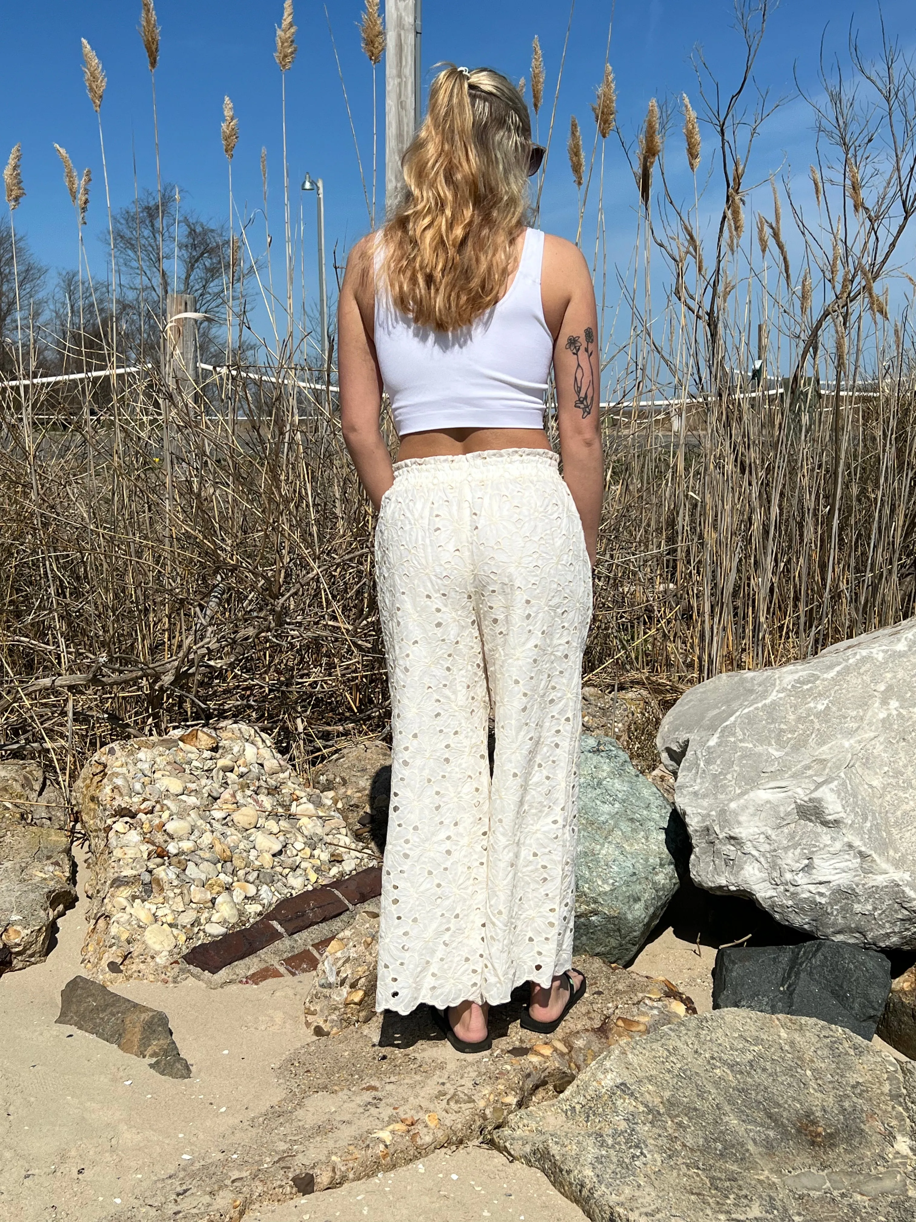 Lace Loose Pants