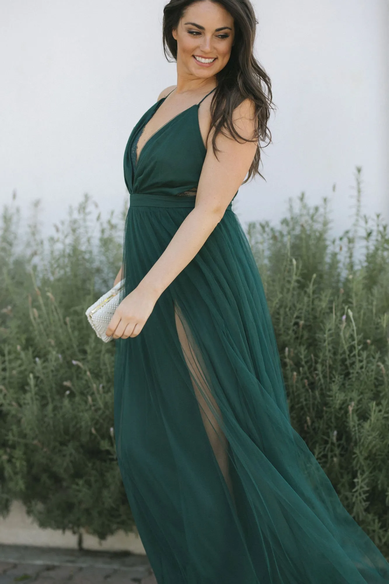 Leslie Tulle Maxi Dress