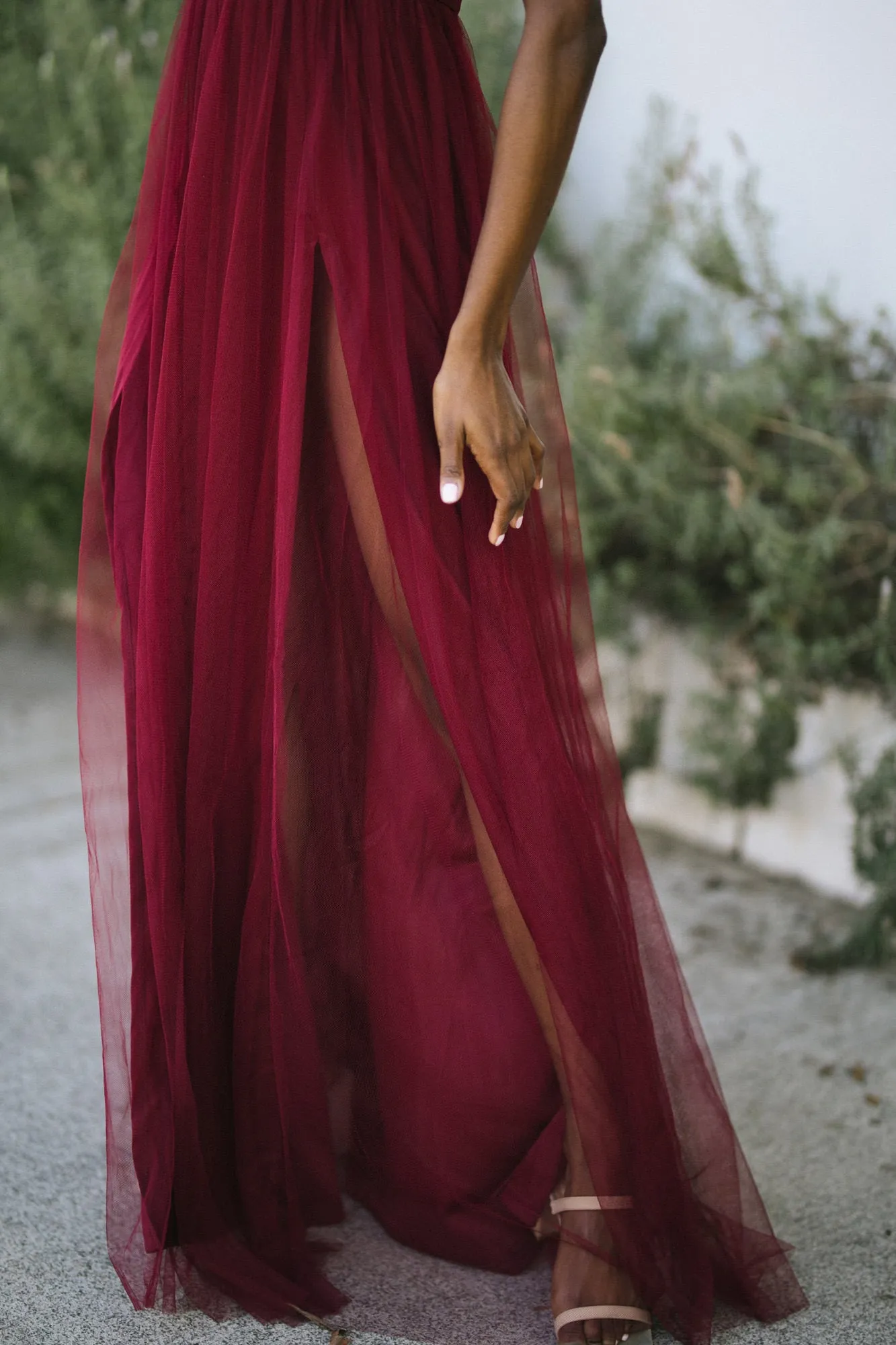 Leslie Tulle Maxi Dress