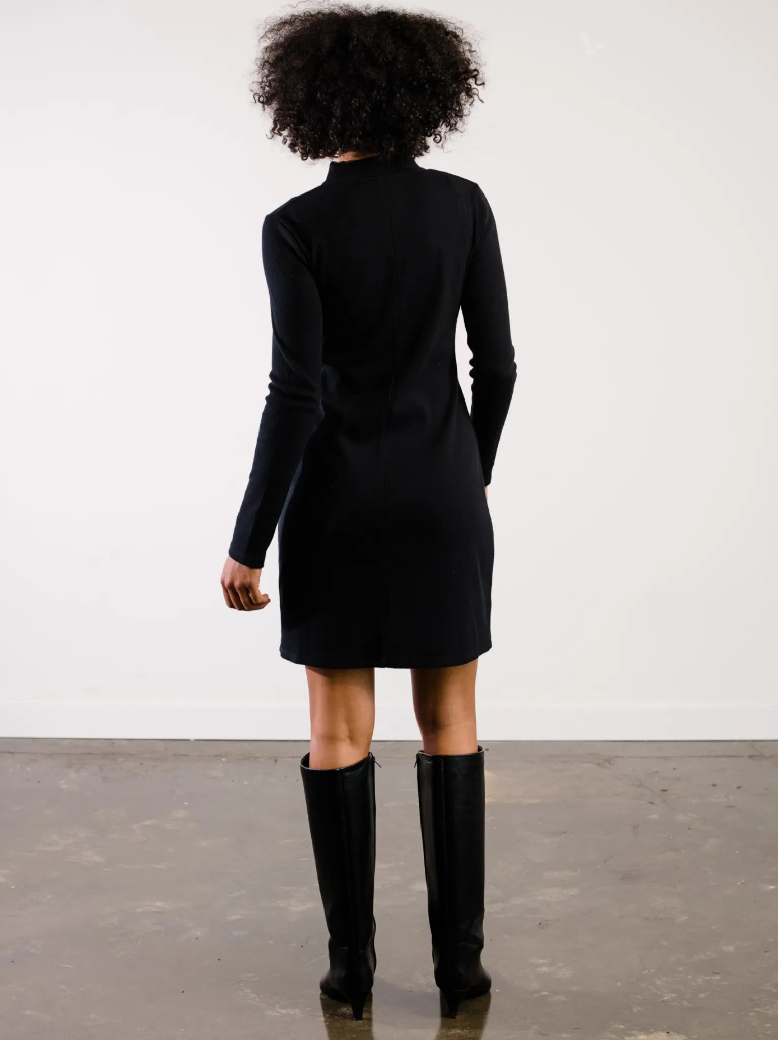 Lilith Mock Neck Mini Dress